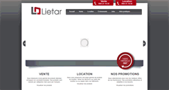 Desktop Screenshot of lietar.be